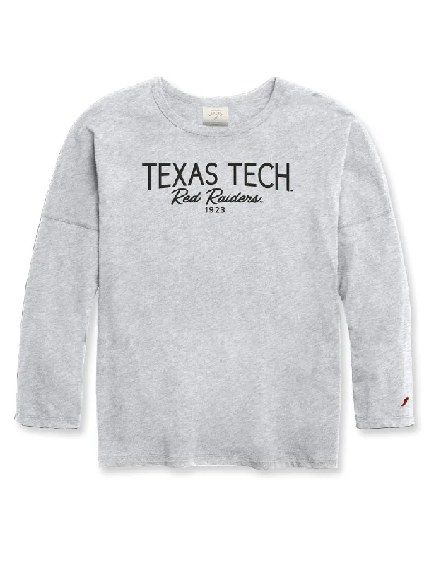 League Texas Tech "" The Deep End"" Oversized Long SleeveT-shirt