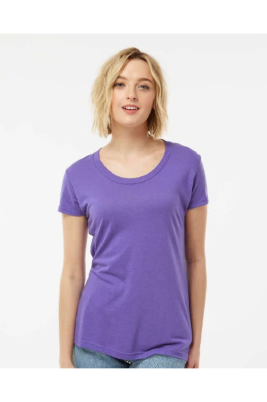 Tultex Womens Short Sleeve Crewneck T-Shirt - Lilac Purple - NEW